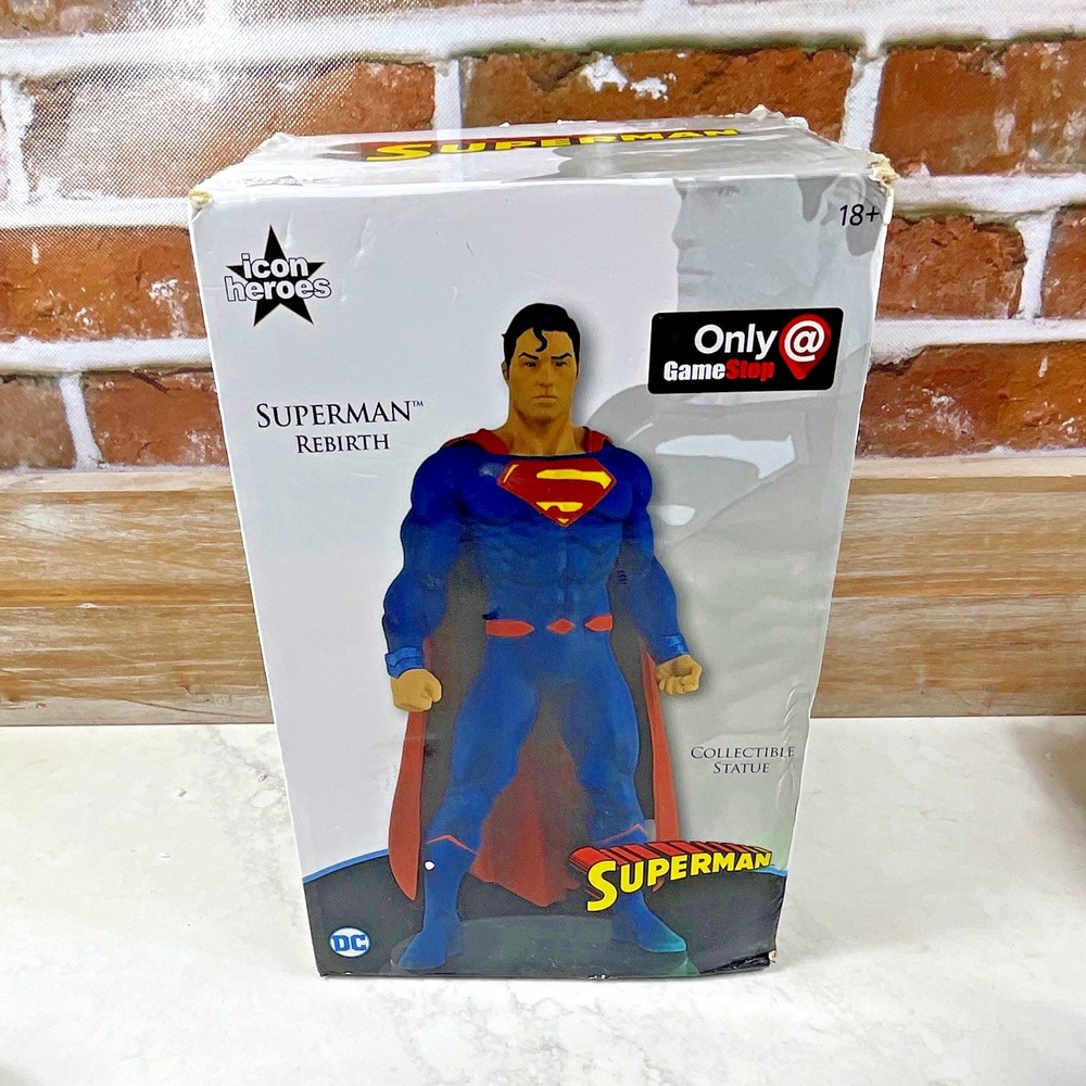 Icon Heroes DC Comics Superman Rebirth Statue Limited #0241/2000 COA